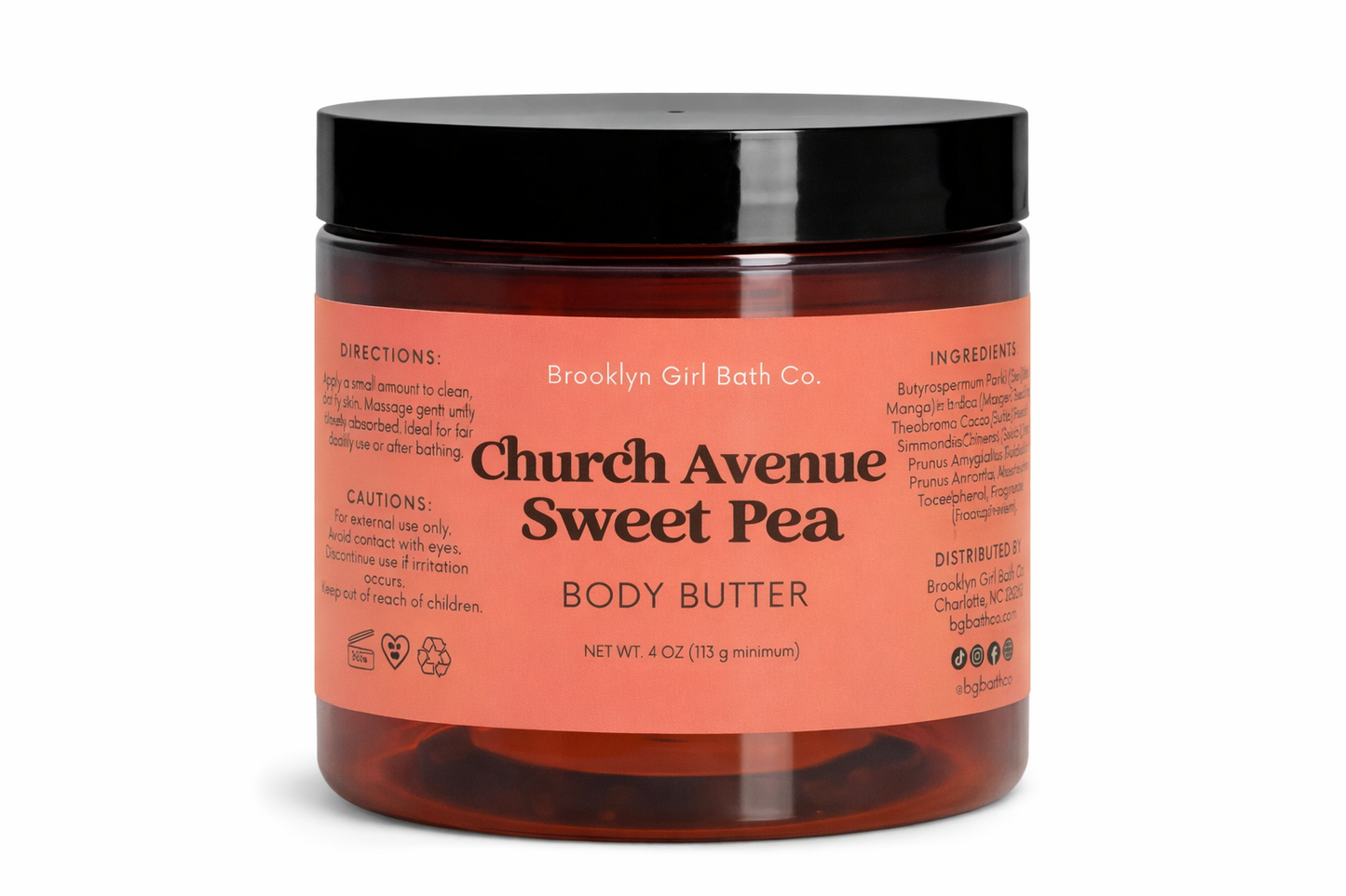 Church Avenue Sweet Pea Body Butter
