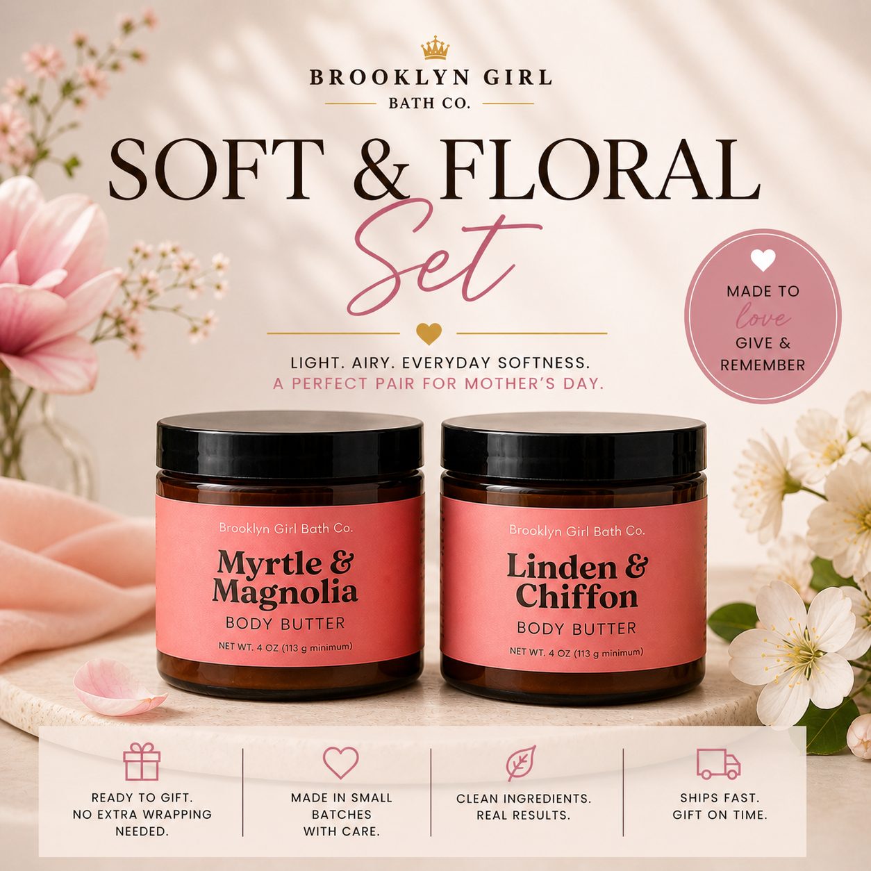 Soft & Floral Set