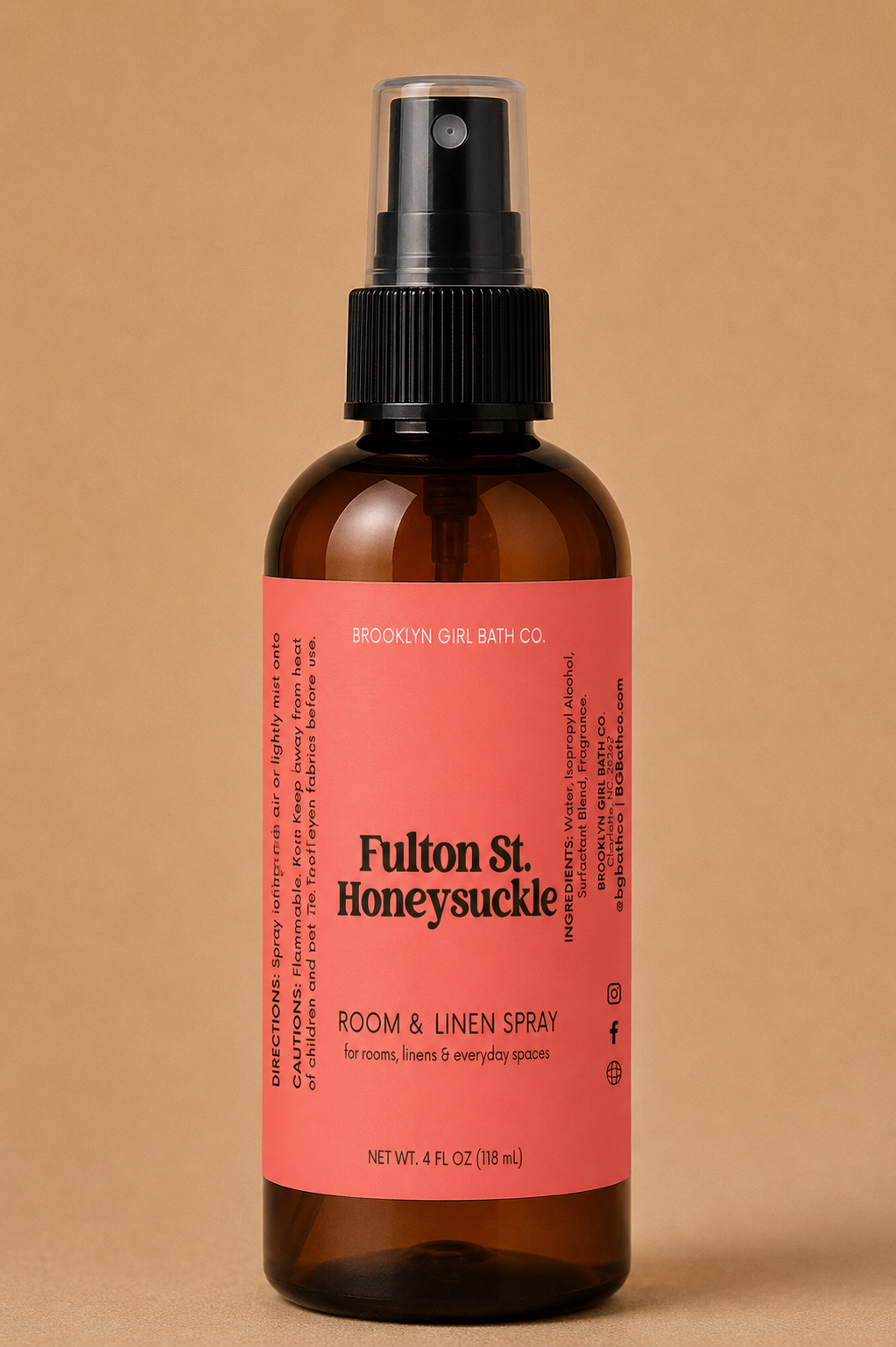 Fulton St. Honey Suckle Linen & Room Spray
