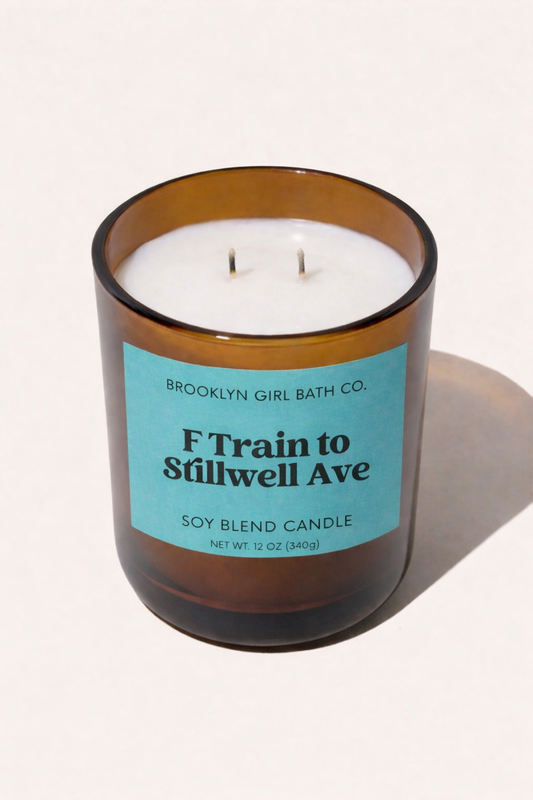 F Train to Stillwell Ave Candle